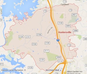 Huntersville Real Estate Map